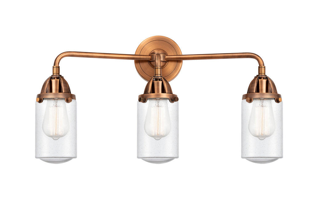 Innovations 288-3W-AC-G314-LED LED Bath Vanity, Antique Copper
