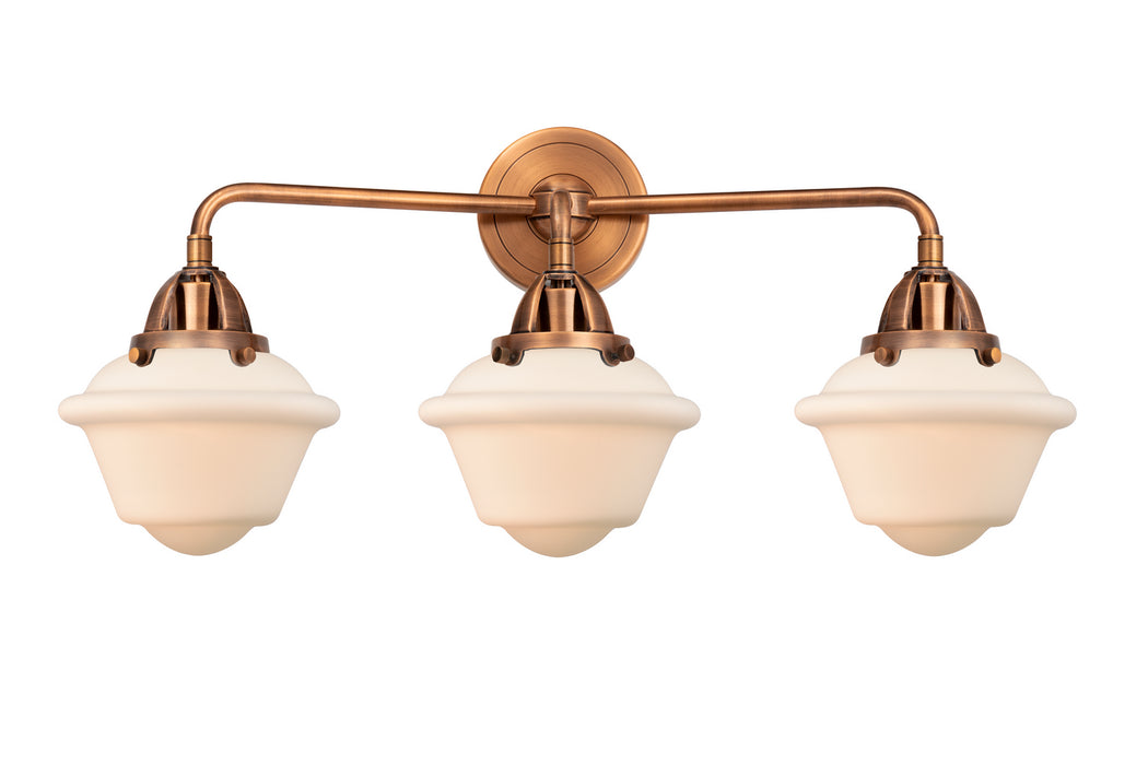 Innovations 288-3W-AC-G531 Three Light Bath Vanity, Antique Copper