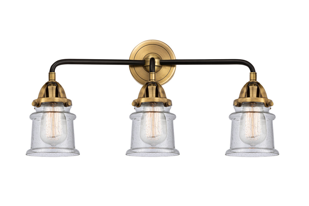 Innovations 288-3W-BAB-G184S Three Light Bath Vanity, Black Antique Brass
