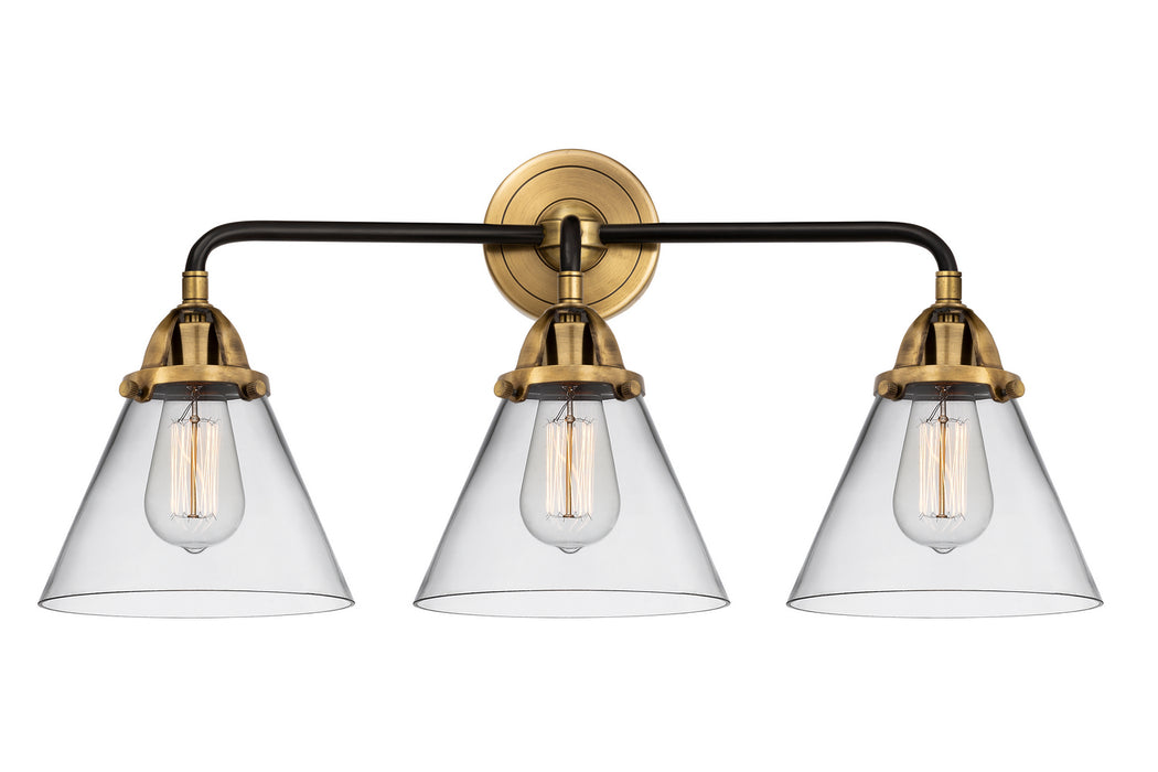 Innovations 288-3W-BAB-G42 Three Light Bath Vanity, Black Antique Brass