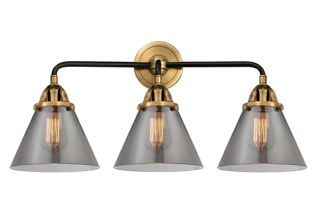 Innovations 288-3W-BAB-G43 Three Light Bath Vanity, Black Antique Brass