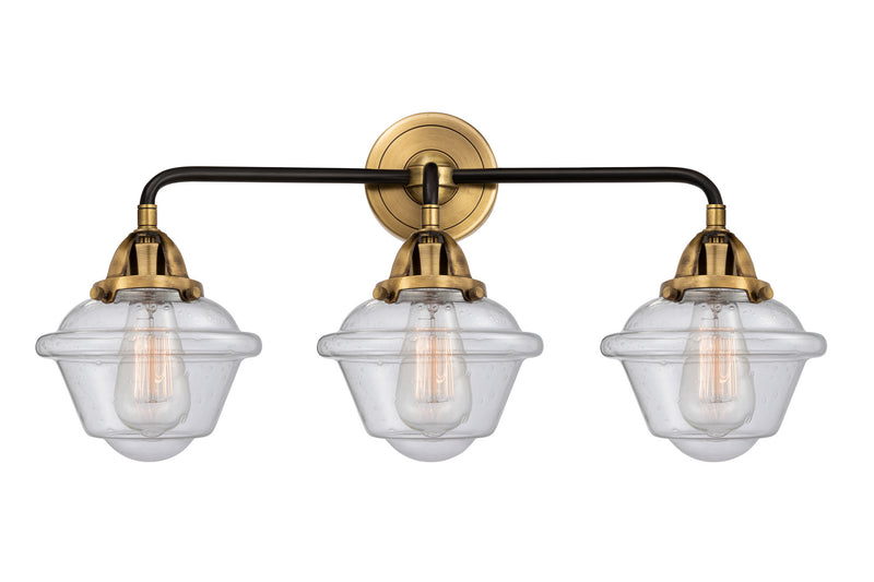 Innovations 288-3W-BAB-G534 Three Light Bath Vanity, Black Antique Brass