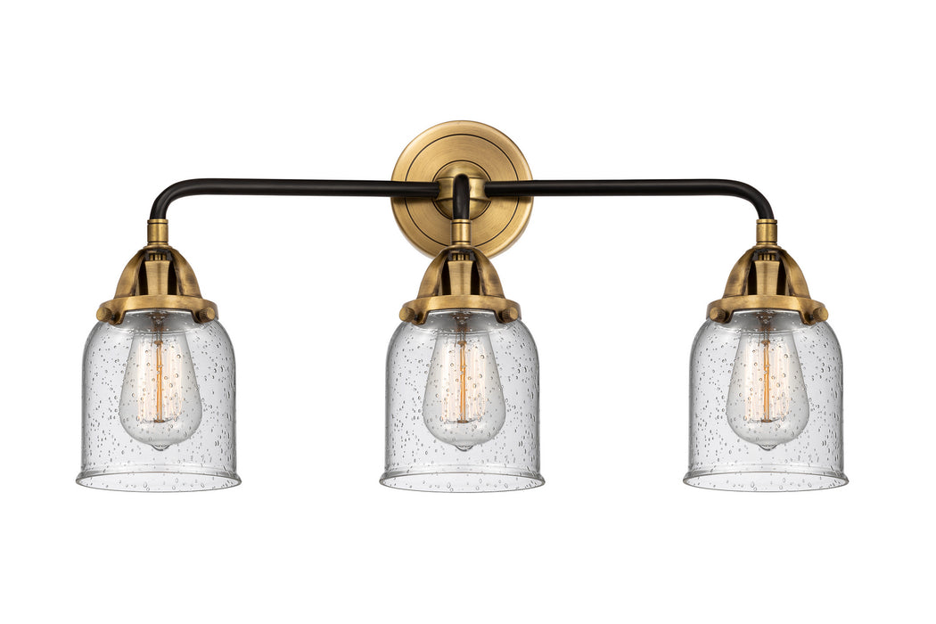 Innovations 288-3W-BAB-G54 Three Light Bath Vanity, Black Antique Brass
