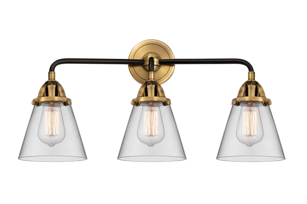 Innovations 288-3W-BAB-G62 Three Light Bath Vanity, Black Antique Brass