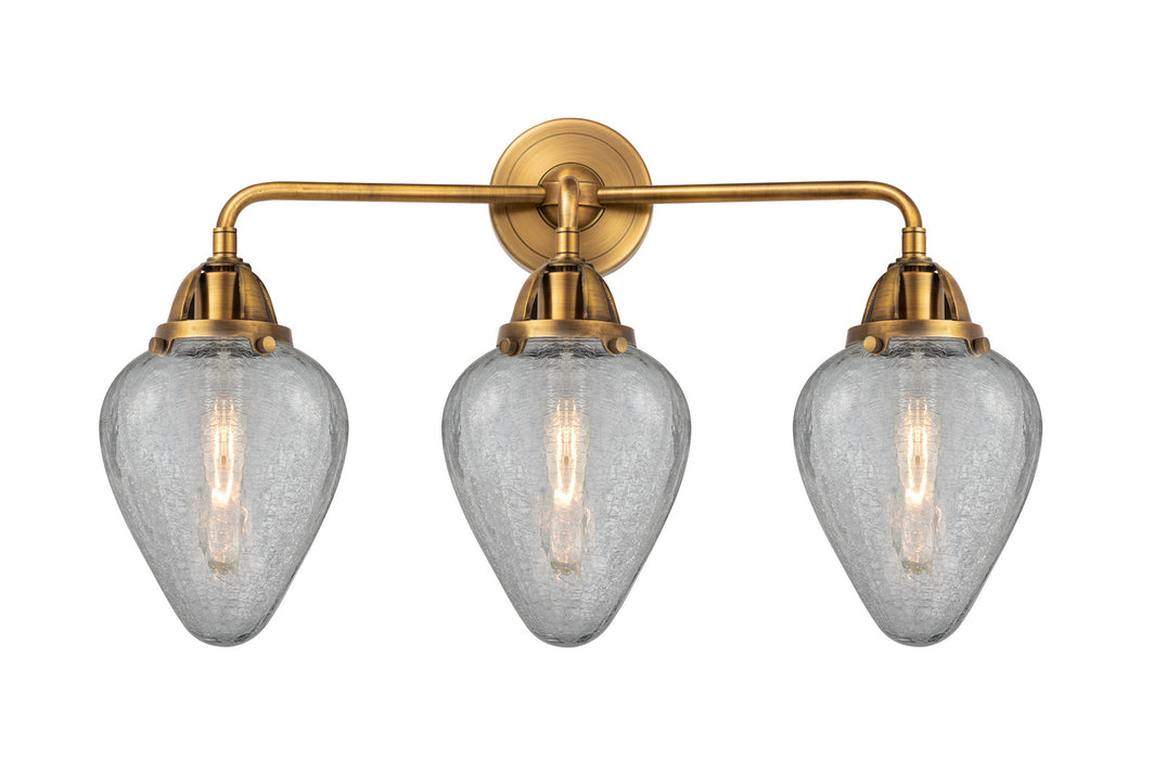 Innovations 288-3W-BB-G165 Three Light Bath Vanity, Brushed Brass