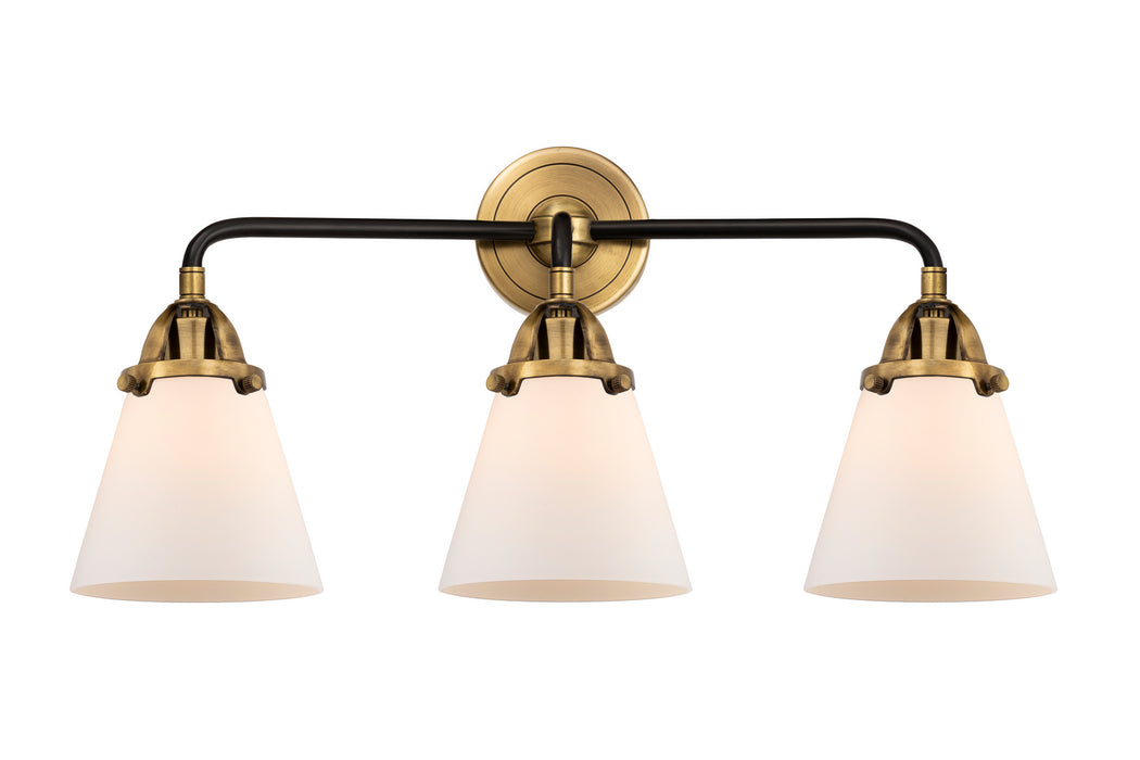 Innovations 288-3W-BAB-G61 Three Light Bath Vanity, Black Antique Brass