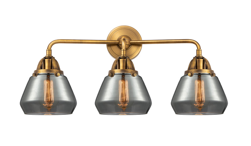 Innovations 288-3W-BB-G173 Three Light Bath Vanity, Brushed Brass
