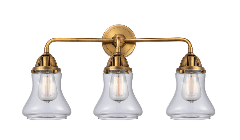 Innovations 288-3W-BB-G192 Three Light Bath Vanity, Brushed Brass