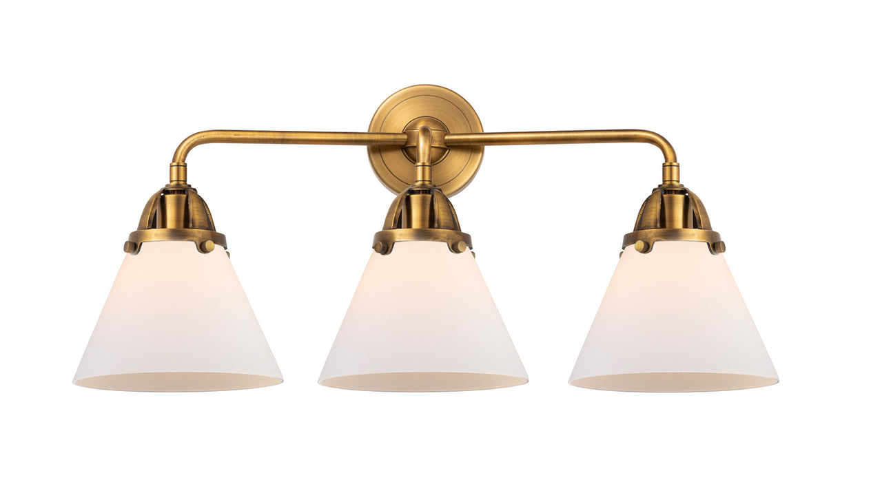Innovations 288-3W-BB-G41 Three Light Bath Vanity, Brushed Brass