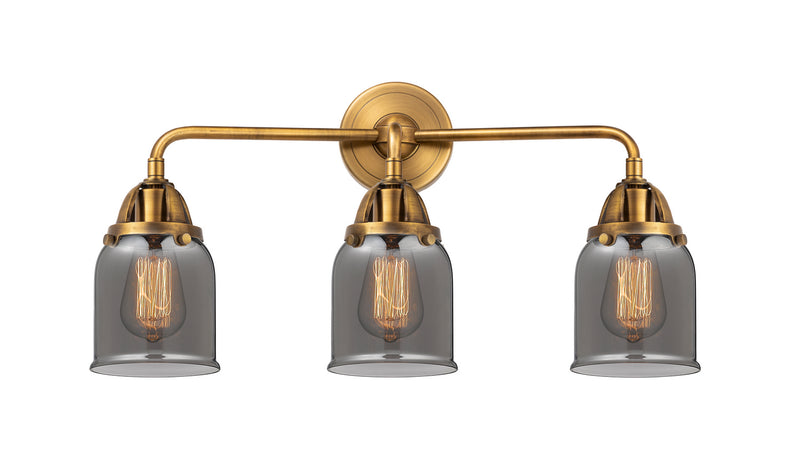 Innovations 288-3W-BB-G53 Three Light Bath Vanity, Brushed Brass