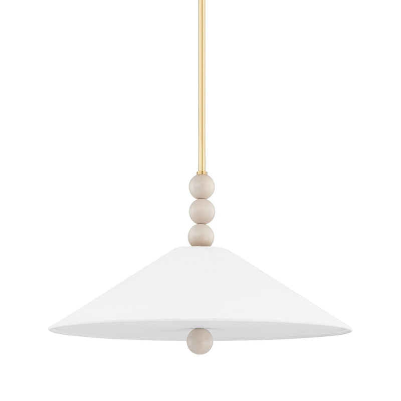 Mitzi H615702-AGB Two Light Pendant, Aged Brass