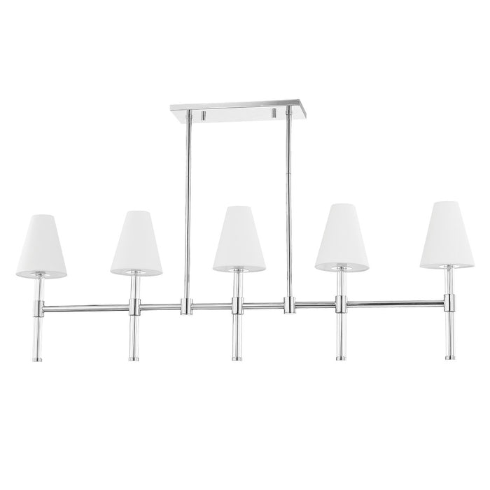 Mitzi H630905-PN Five Light Linear, Polished Nickel