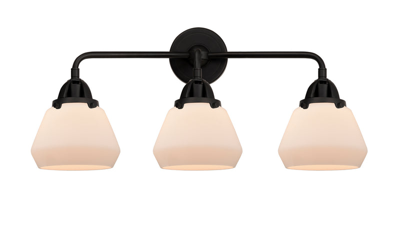 Innovations 288-3W-BK-G171 Three Light Bath Vanity, Matte Black