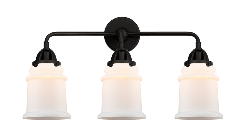 Innovations 288-3W-BK-G181 Three Light Bath Vanity, Matte Black