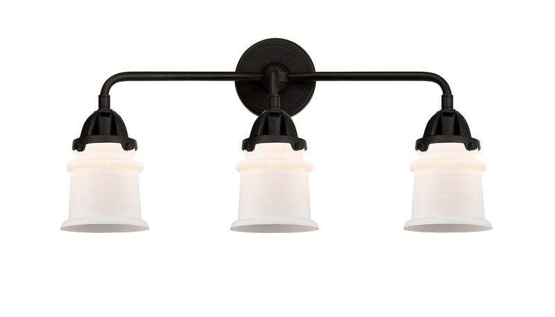 Innovations 288-3W-BK-G181S Three Light Bath Vanity, Matte Black
