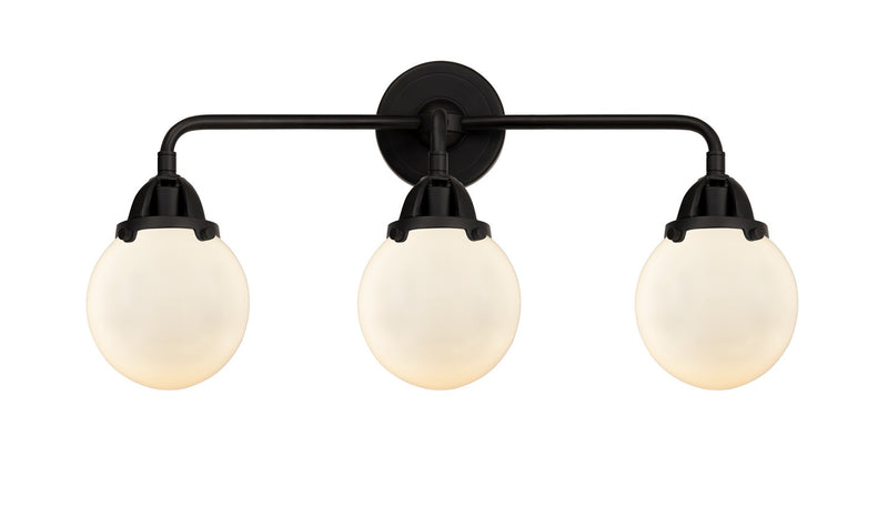 Innovations 288-3W-BK-G201-6-LED LED Bath Vanity, Matte Black