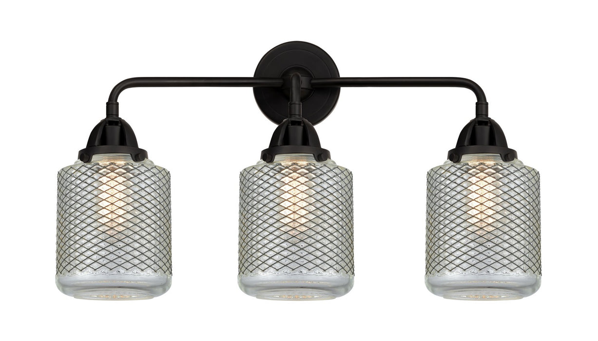 Innovations 288-3W-BK-G262-LED LED Bath Vanity, Matte Black