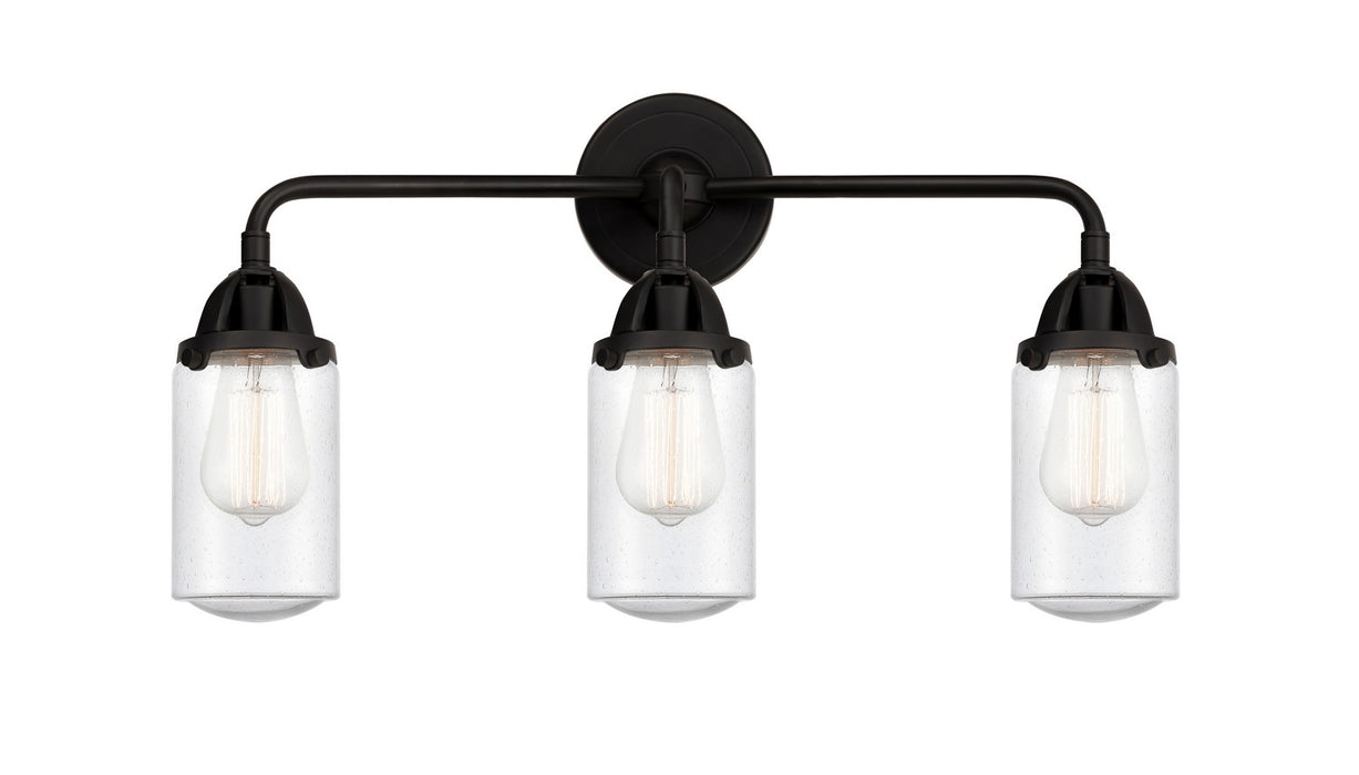 Innovations 288-3W-BK-G314-LED LED Bath Vanity, Matte Black