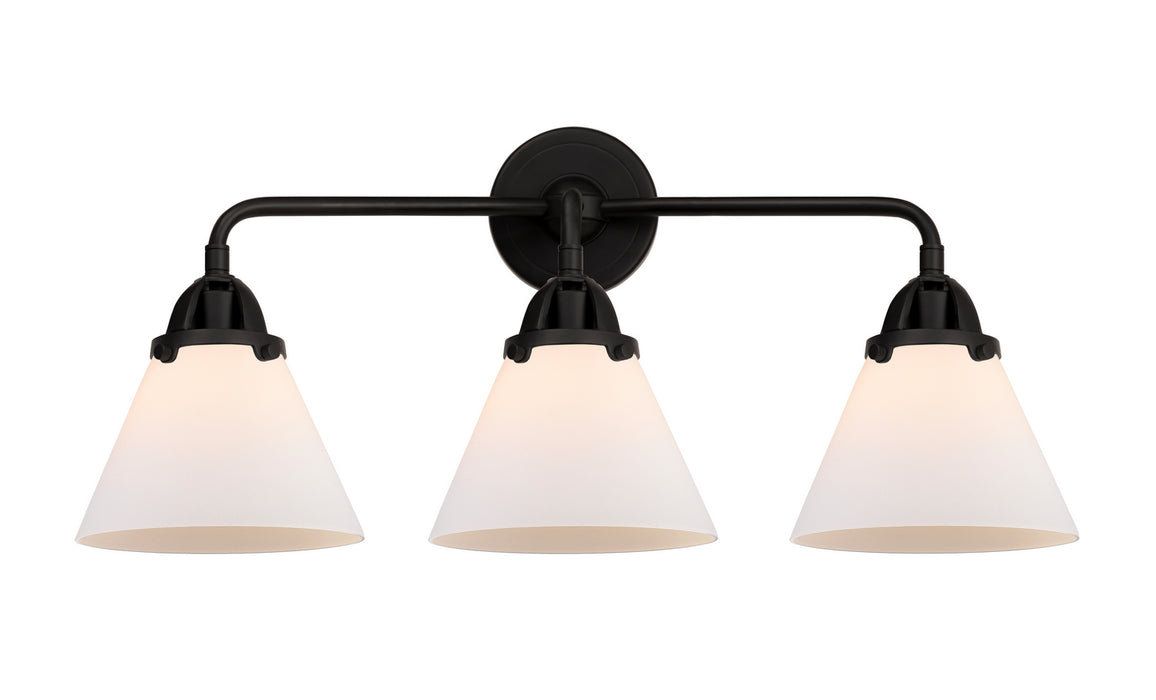 Innovations 288-3W-BK-G41 Three Light Bath Vanity, Matte Black