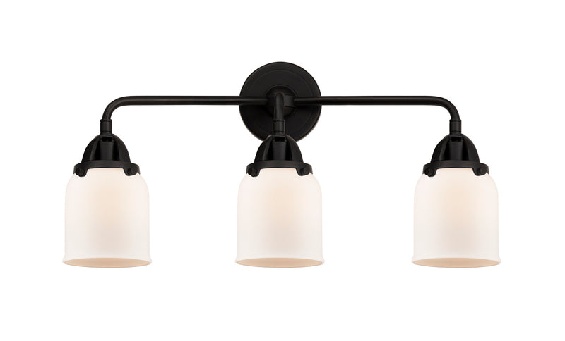 Innovations 288-3W-BK-G51 Three Light Bath Vanity, Matte Black