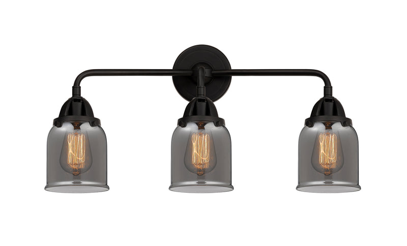 Innovations 288-3W-BK-G53 Three Light Bath Vanity, Matte Black