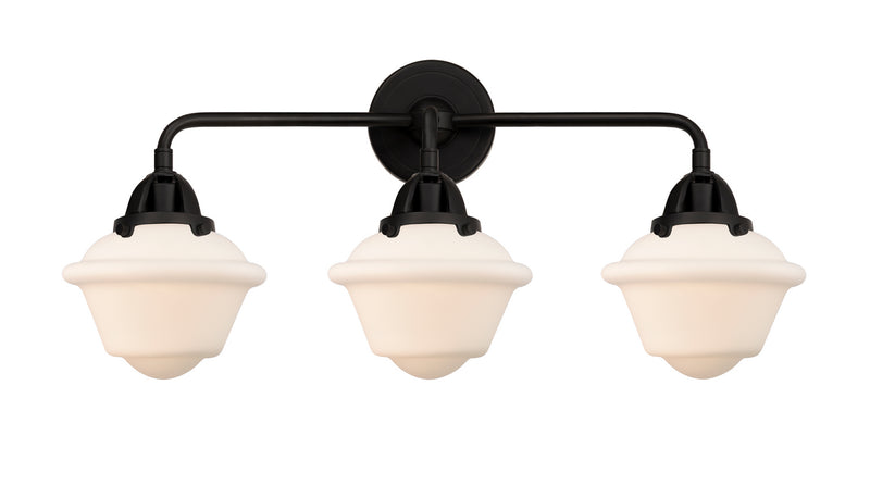 Innovations 288-3W-BK-G531 Three Light Bath Vanity, Matte Black