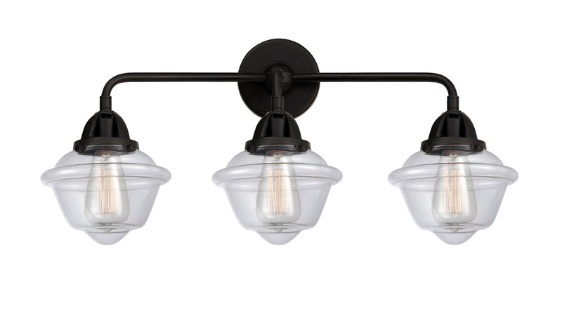 Innovations 288-3W-BK-G532 Three Light Bath Vanity, Matte Black