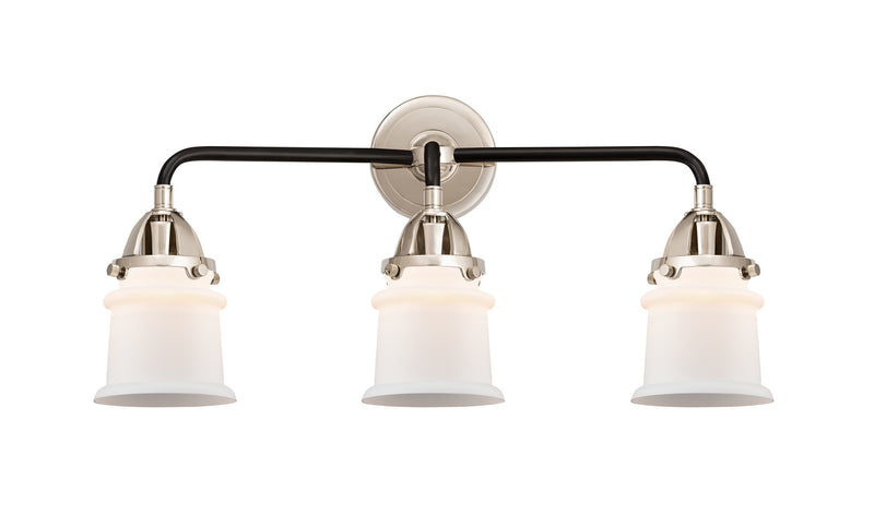 Innovations 288-3W-BPN-G181S Three Light Bath Vanity, Black Polished Nickel