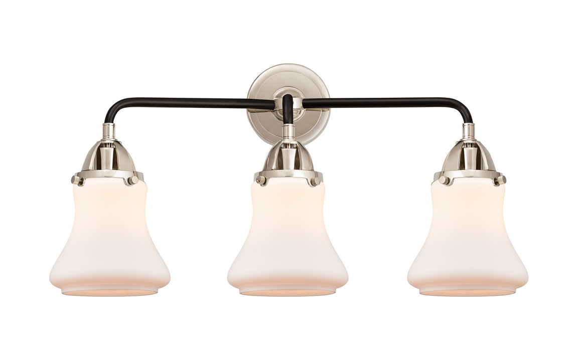 Innovations 288-3W-BPN-G191 Three Light Bath Vanity, Black Polished Nickel