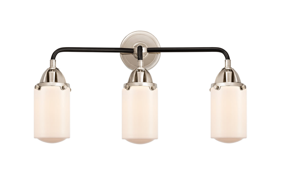 Innovations 288-3W-BPN-G311 Three Light Bath Vanity, Black Polished Nickel