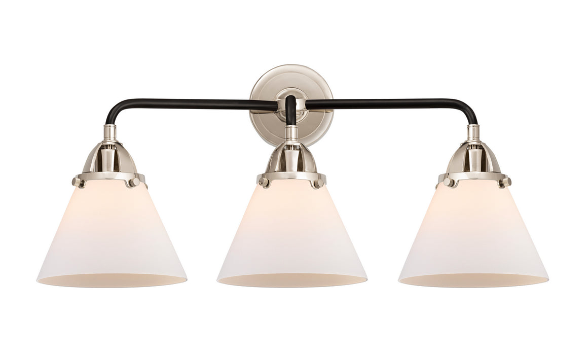Innovations 288-3W-BPN-G41 Three Light Bath Vanity, Black Polished Nickel