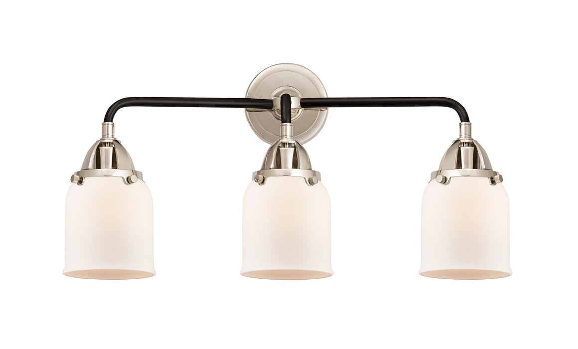 Innovations 288-3W-BPN-G51 Three Light Bath Vanity, Black Polished Nickel