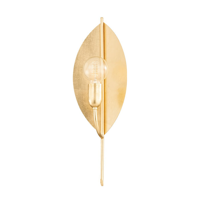 Mitzi H639101-VGL One Light Wall Sconce, Vintage Gold Leaf
