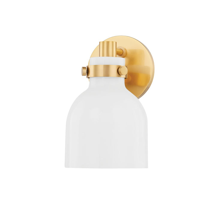 Mitzi H649301-AGB One Light Bath and Vanity, Aged Brass