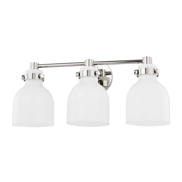 Mitzi H649303-PN Three Light Bath and Vanity, Polished Nickel
