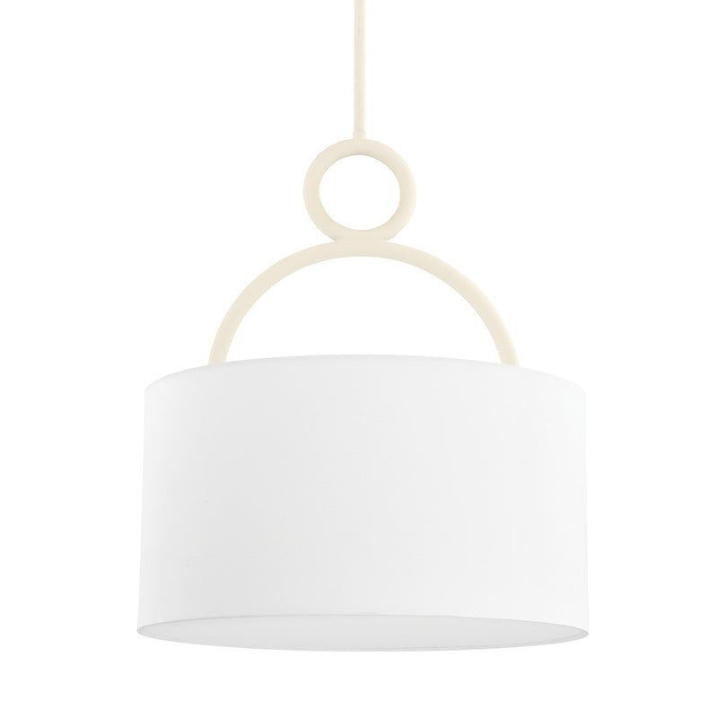 Mitzi H652703-TCR Three Light Chandelier, Textured Cream