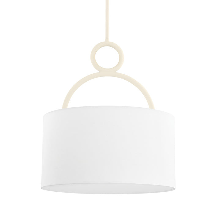 Mitzi H652703-TCR Three Light Chandelier, Textured Cream