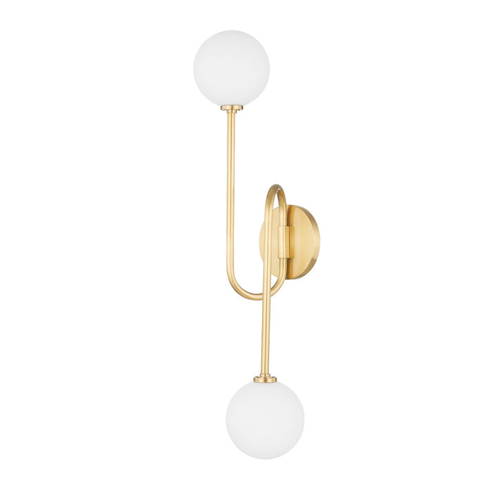 Mitzi H655102A-AGB LED Wall Sconce, Aged Brass