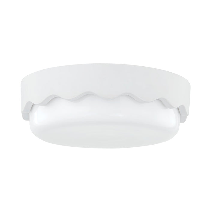 Mitzi H656503-CMW Three Light Flush Mount, Ceramic Matte White