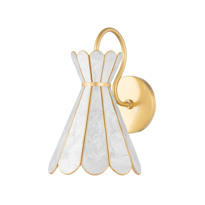 Mitzi H662101-AGB One Light Wall Sconce, Aged Brass