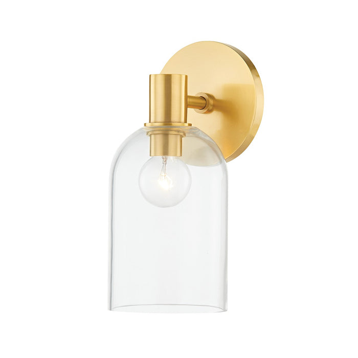 Mitzi H678301-AGB One Light Bath and Vanity, Aged Brass