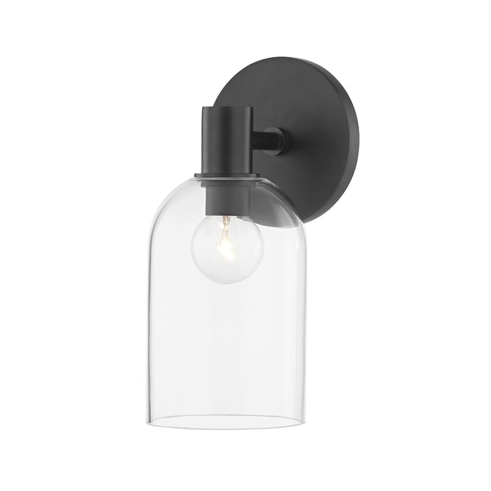 Mitzi H678301-SBK One Light Bath and Vanity, Soft Black