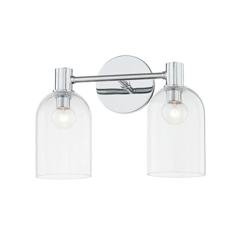 Mitzi H678302-PC Two Light Bath and Vanity, Polished Chrome