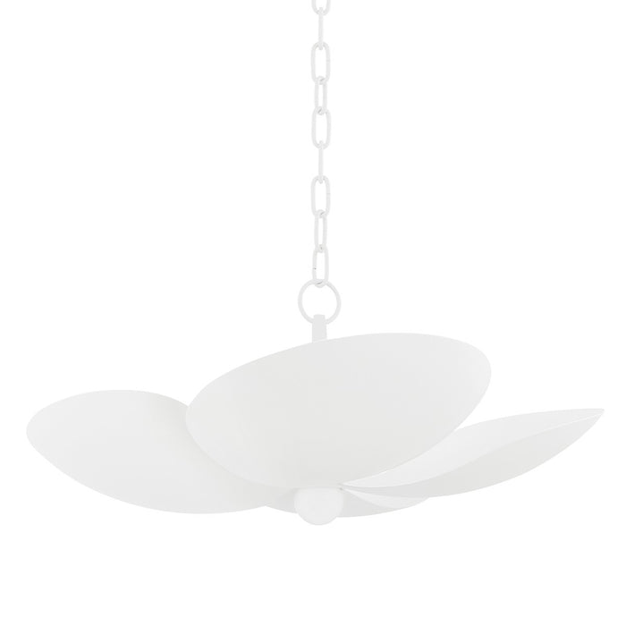 Mitzi H697705-TWH Six Light Pendant, Textured White