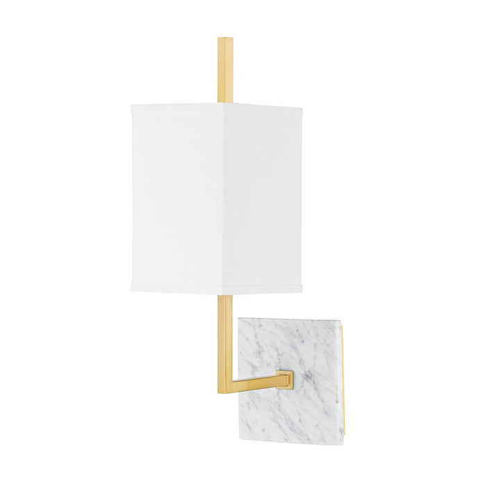 Mitzi H700101-AGB One Light Wall Sconce, Aged Brass