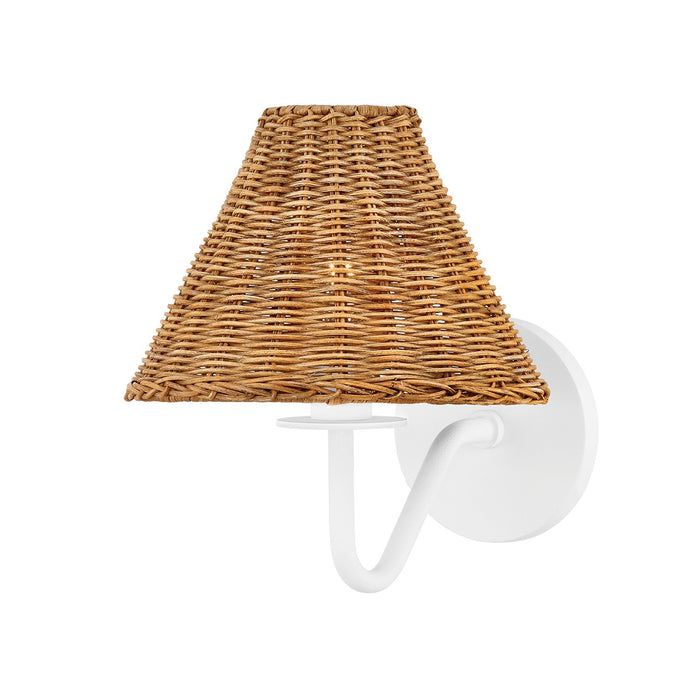 Mitzi H704101-TWH One Light Wall Sconce, Textured White