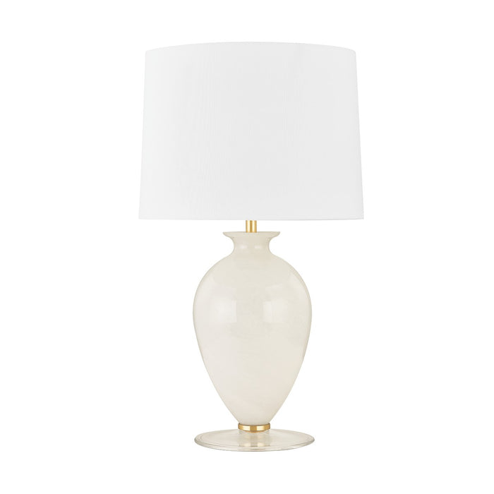 Mitzi HL582201-AGB One Light Table Lamp, Aged Brass