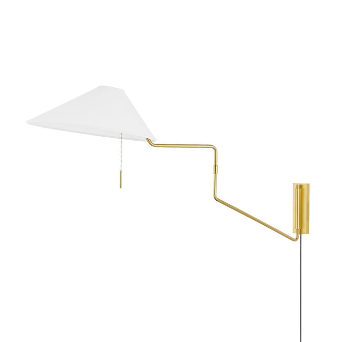 Mitzi HL647201-AGB One Light Wall Sconce, Aged Brass