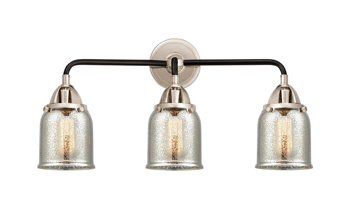 Innovations 288-3W-BPN-G58 Three Light Bath Vanity, Black Polished Nickel