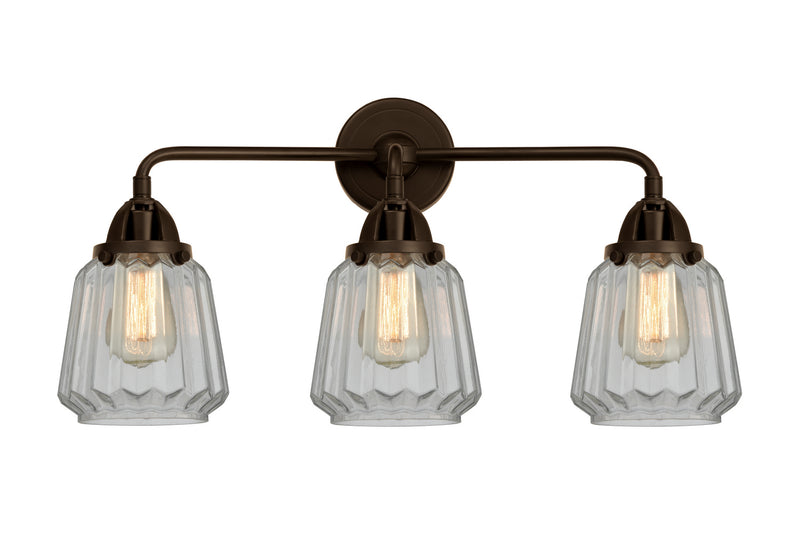 Innovations 288-3W-OB-G142 Three Light Bath Vanity, Oil Rubbed Bronze